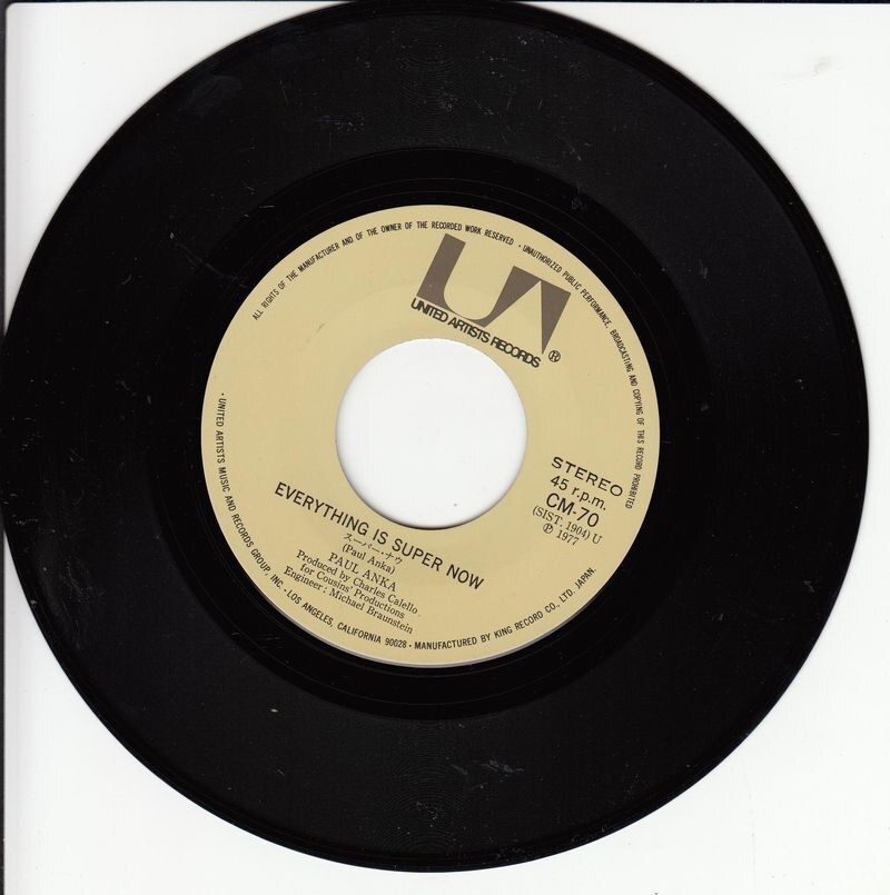 Paul Anka – Everything Is Super Now (Japan) ++ used ++