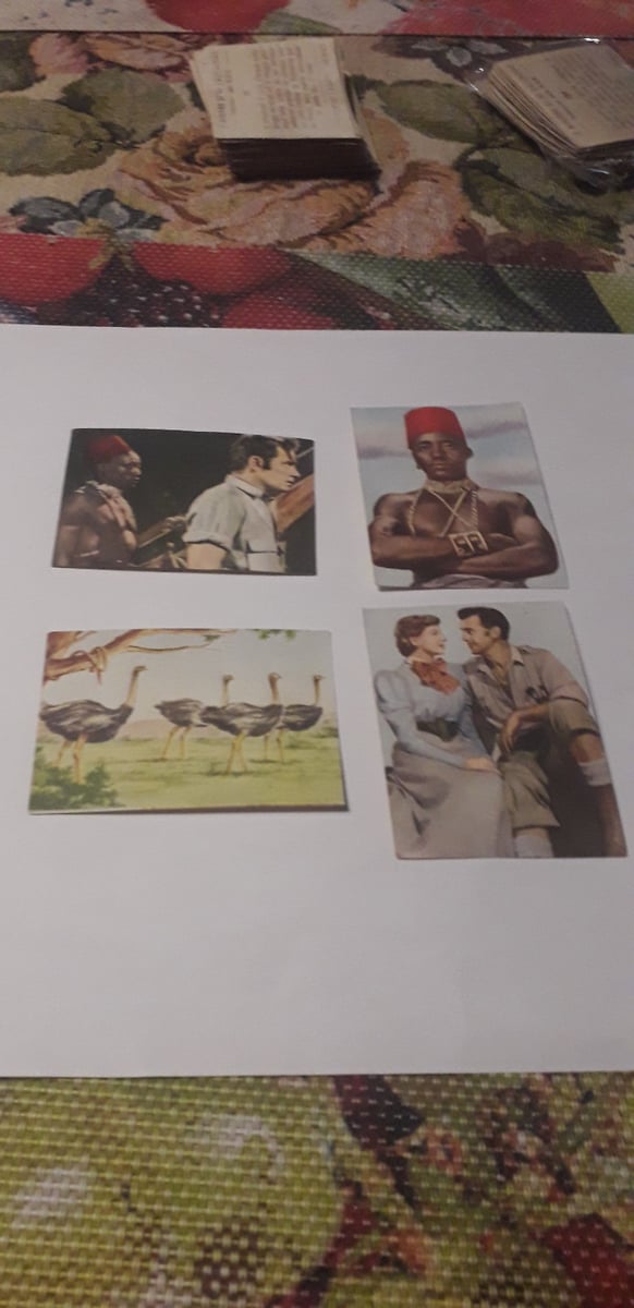 4 FIGURINE LE MINIERE DI RE SALOMONE (X FABRIZIO 27370)