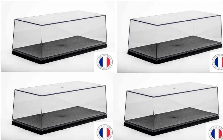 Lot 4 Boite Vitrine Exposition 1/18 Neuf Made In France (Prix ferme)