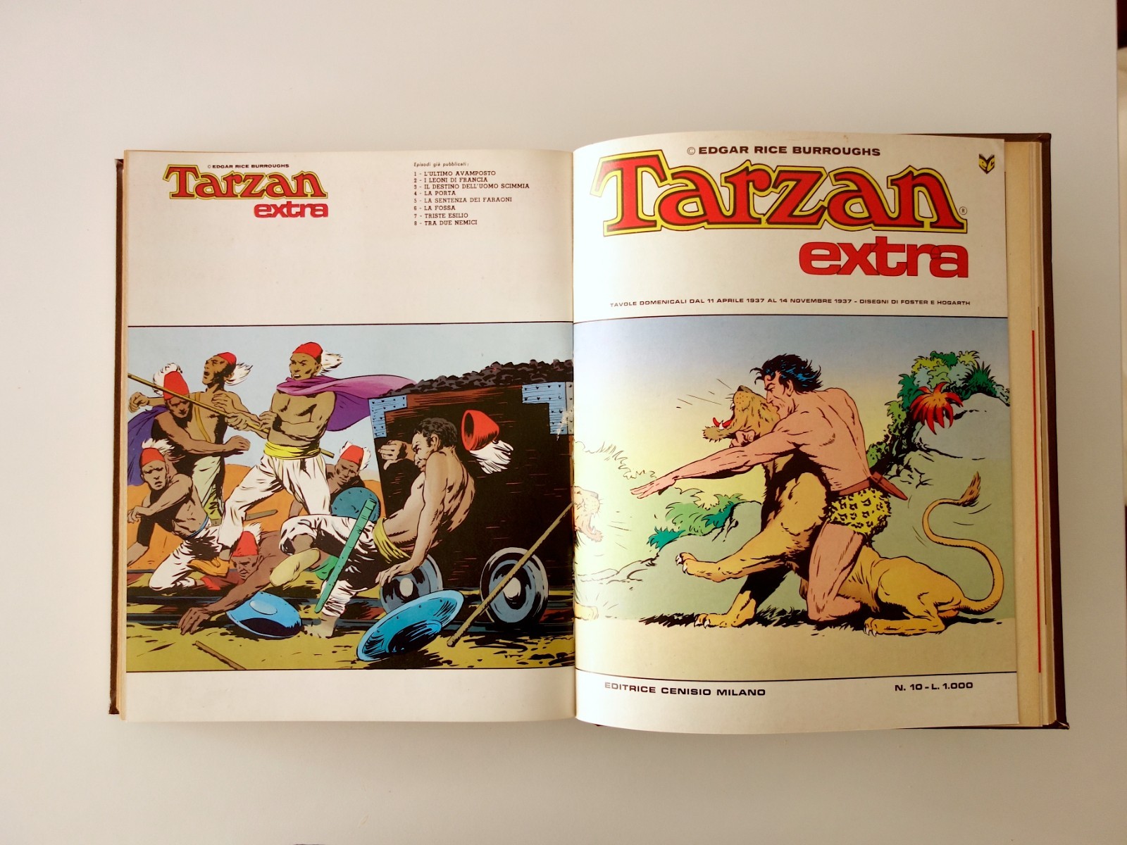 TARZAN EXTRA Raccolta Tavole Domenicali dal 4.10.1931 al 28.04.1940