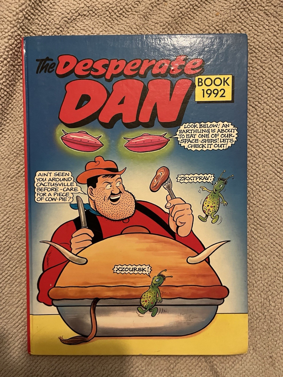 The Desperate Dan Book 1992 Unclipped Annual Excellent Condition Dandy