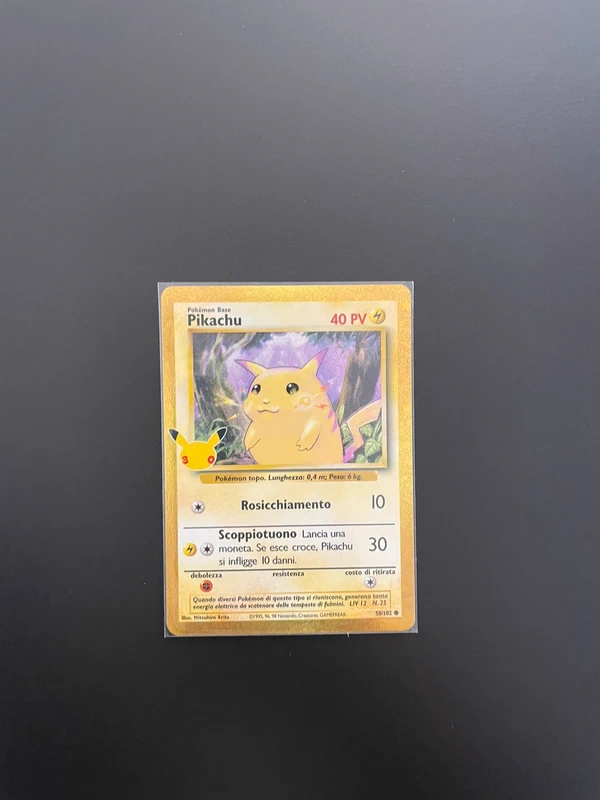 Pikachu Set Base 30° Anniversario (58/102) ITA - Near Mint