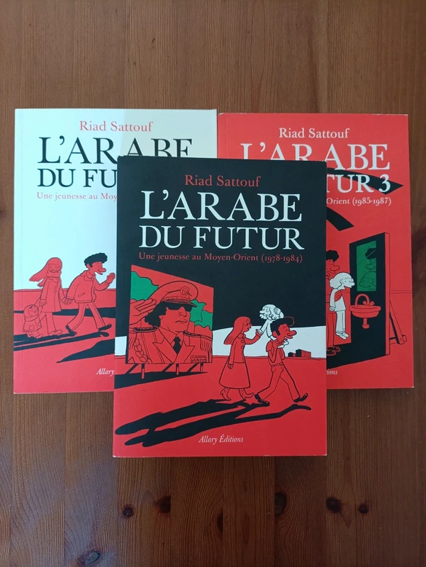 L'arabe du futur tomes 1,2,3 Riad Sattouf