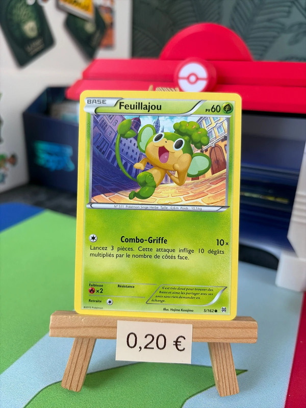 Carte Pokémon feuillajou - 5/162