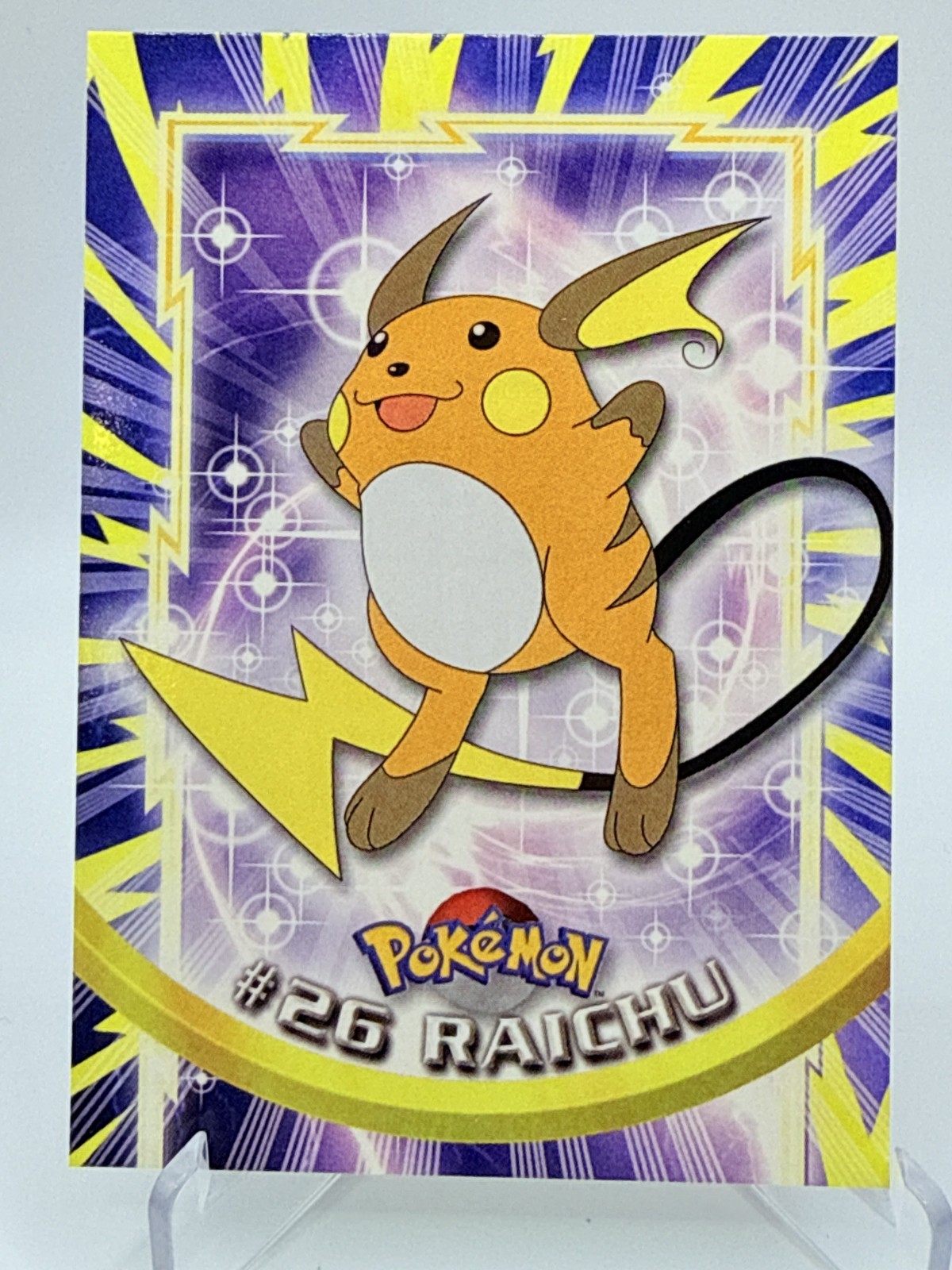 Pokemon - Raichu - 26 - Topps Black Logo Series - NM