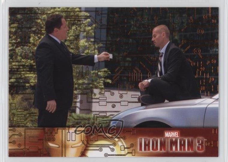 2013 Upper Deck Marvel 3 Palladium Poisoned Foil Iron Man Movie #9 4z5