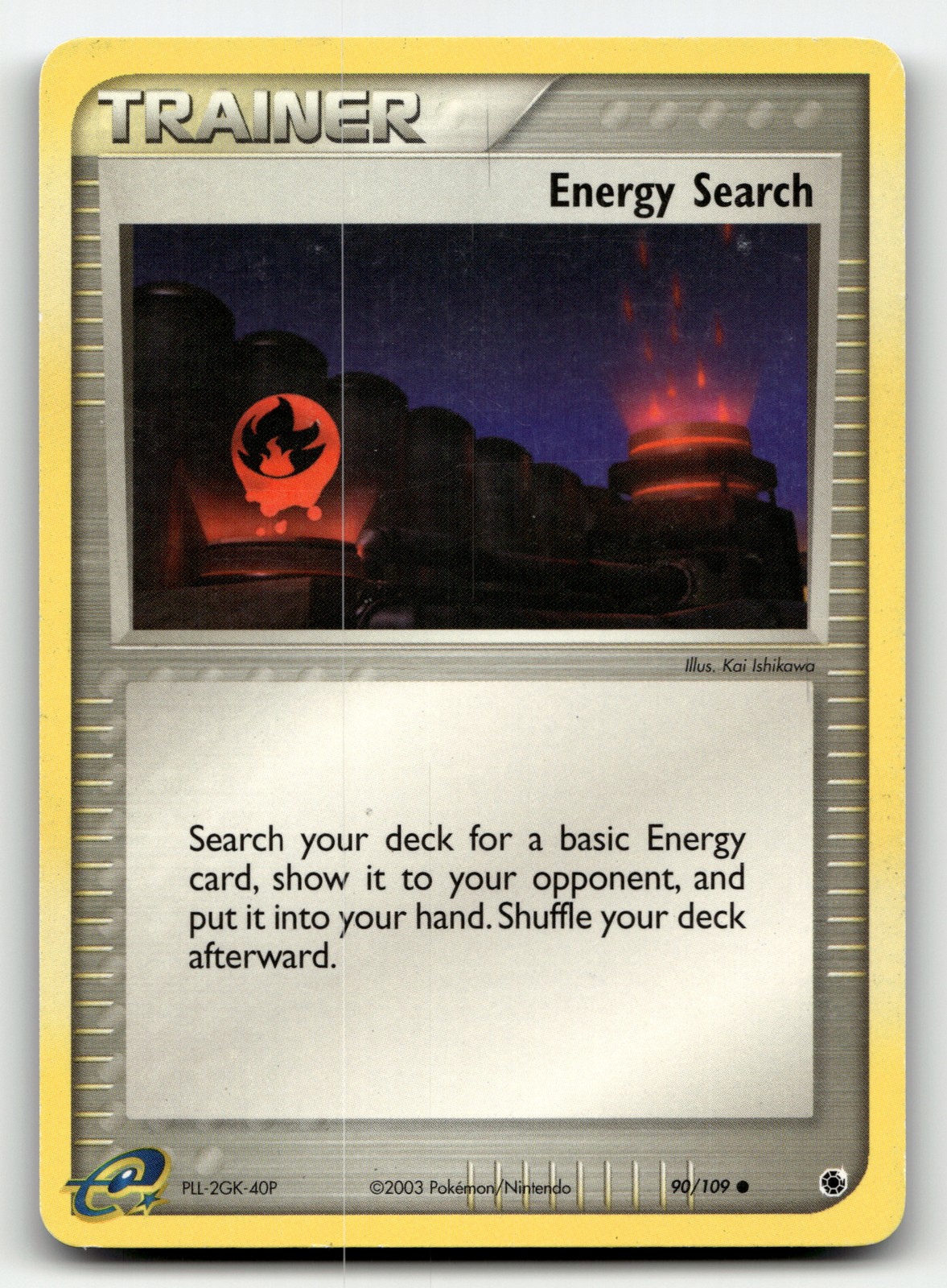 Energy Search 90/109 Ruby & Sapphire Common Pokemon TCG [LP]