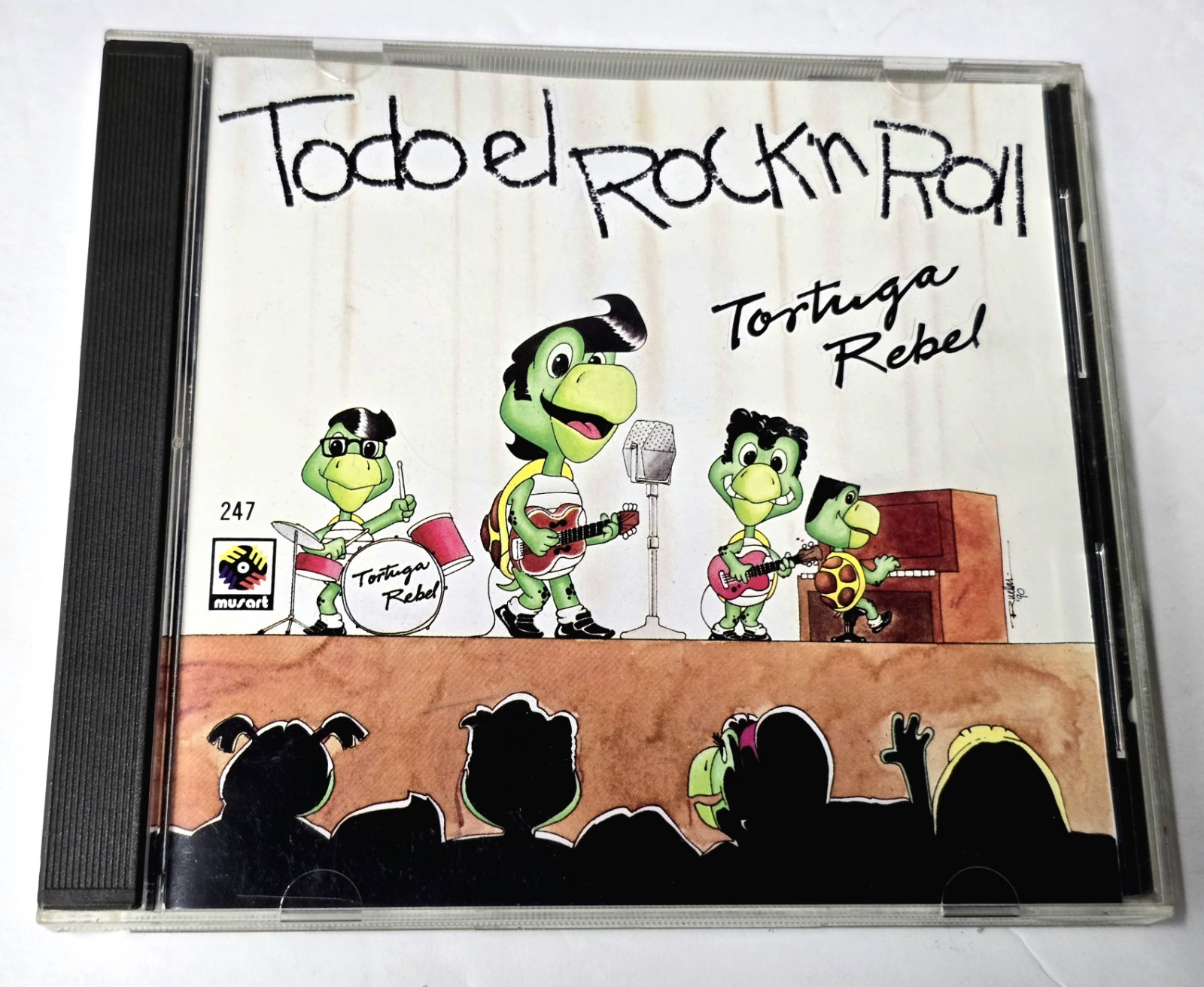 Tortuga Rebel - Todo El Rock 'N' Roll CD (1990 Musart) Rock en Español Rare