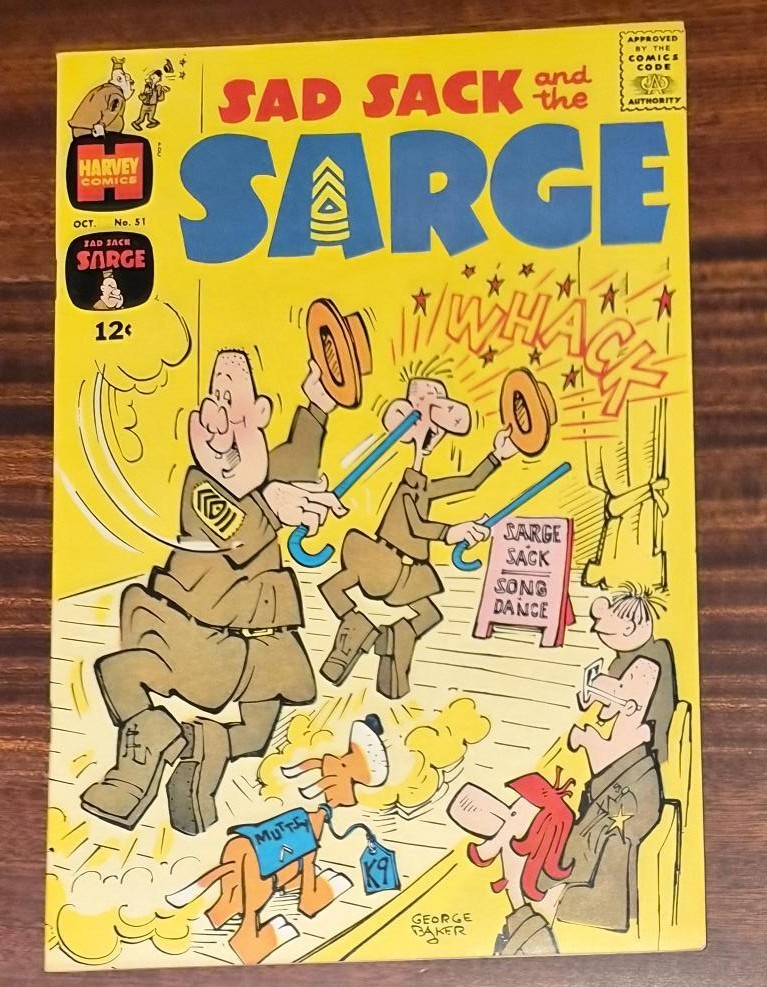 Sad Sack and the Sarge #51 - Harvey, ottobre 1965 - COPIA FILE ALTA QUALITÀ