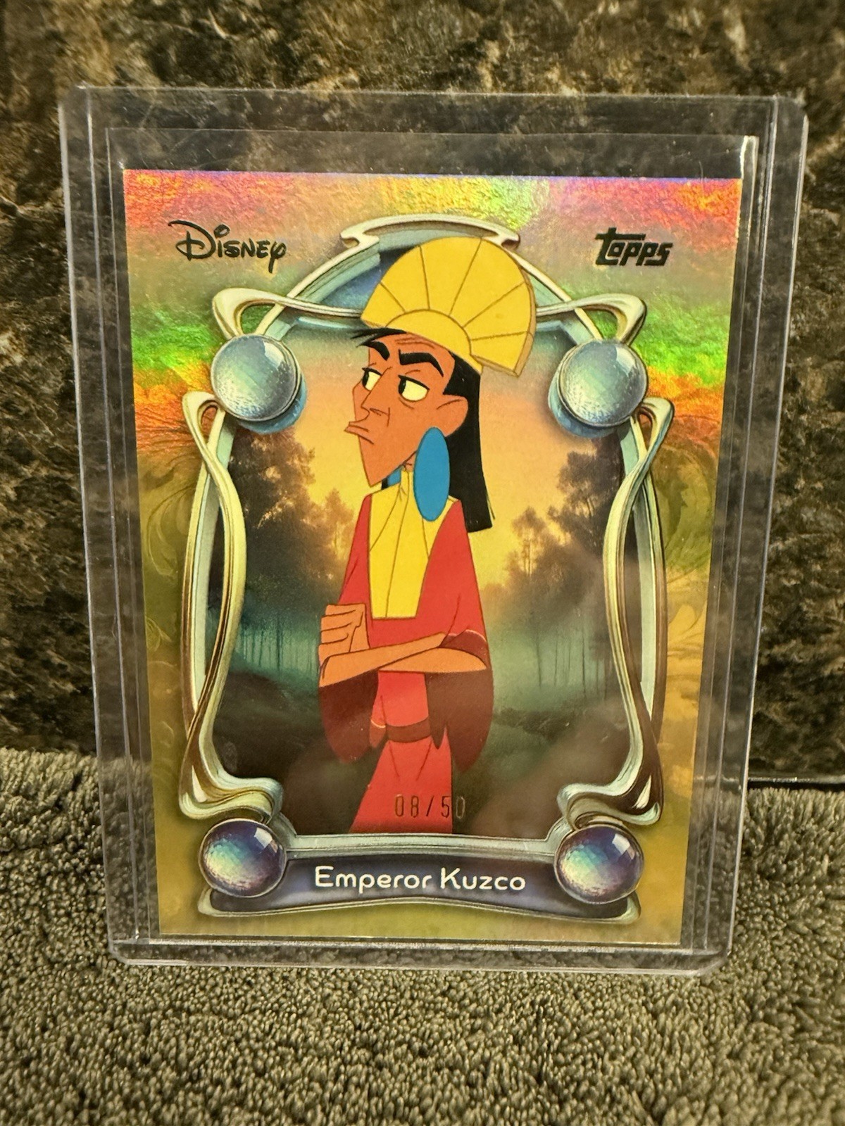 2025 Topps Disney Wonder Emperor Kuzco #66 Gold Foil /50 Emperor’s New Groove
