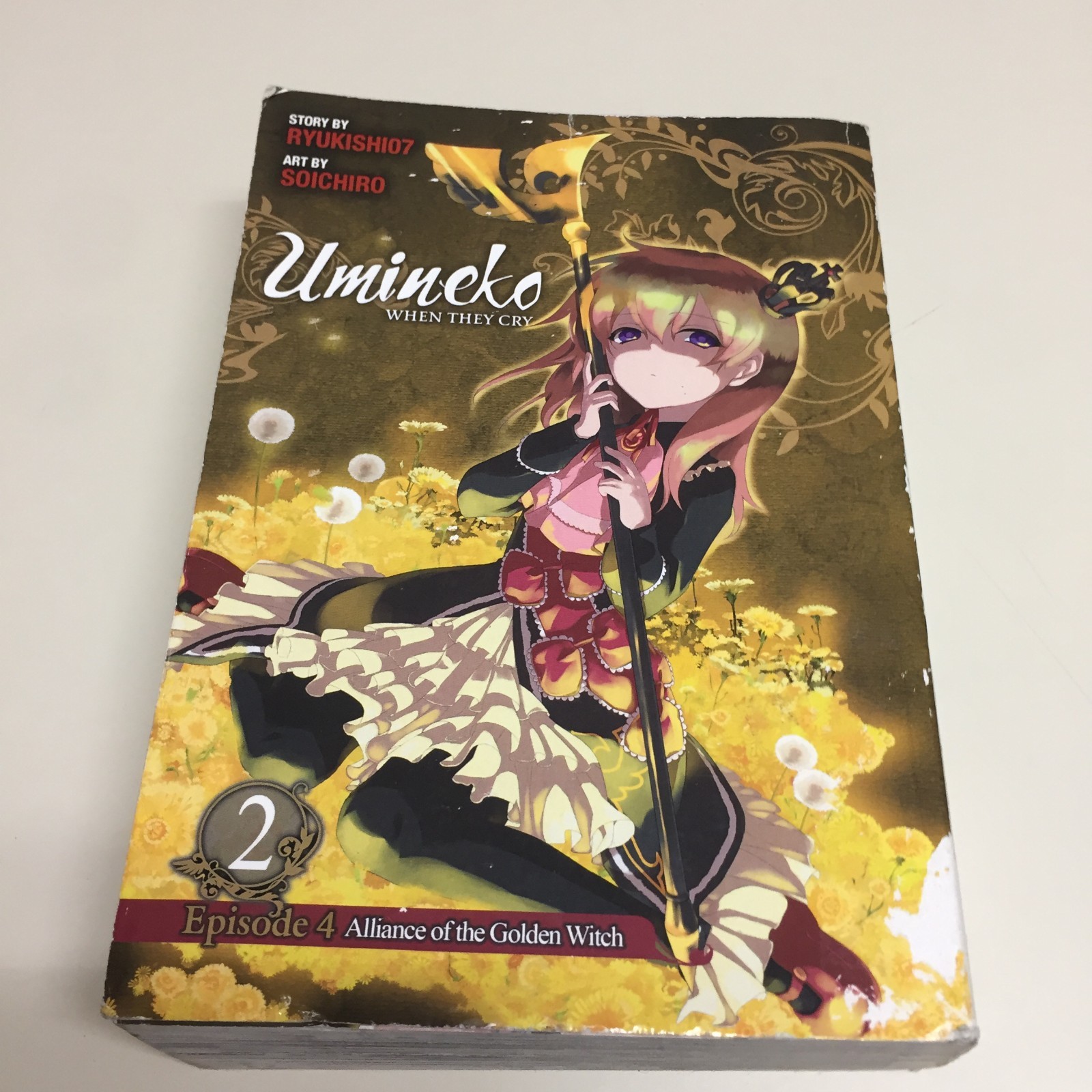 Umineko When They Cry Episodio 4 Vol 8 Alleanza della Strega d'Oro Manga Inglese