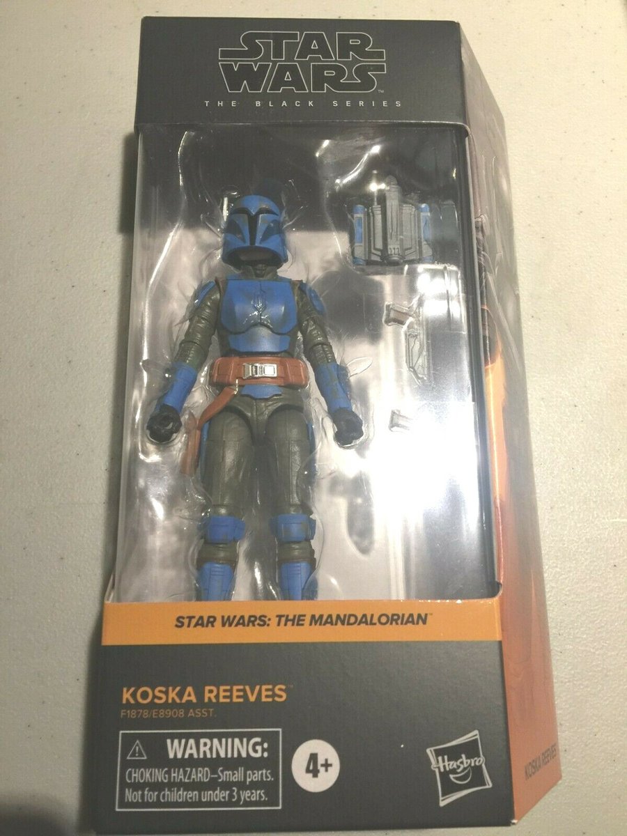 2021 STAR WARS LA SERIE NERA IL MANDALORIANO KOSKA REEVES NUOVO IN CONFEZIONE