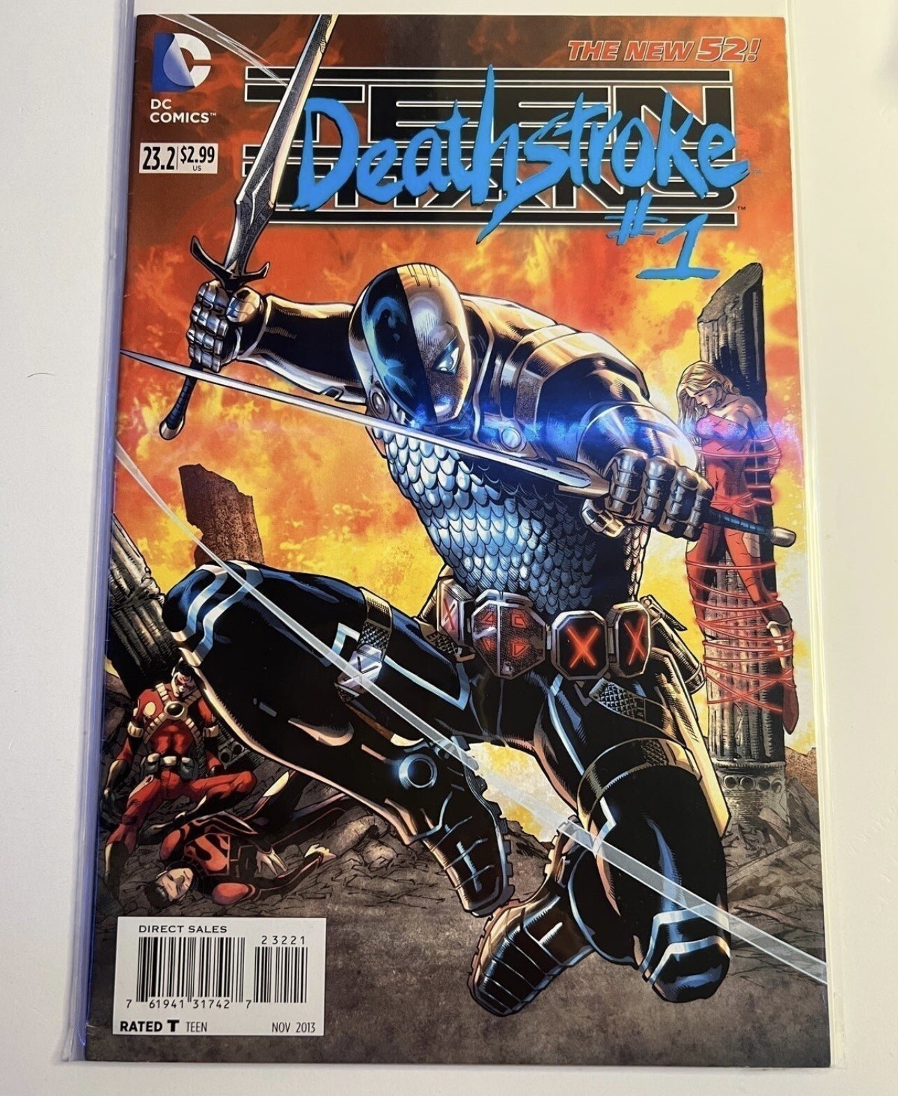 DC New 52 Teen Titans #23.2 Deathstroke #1 2013