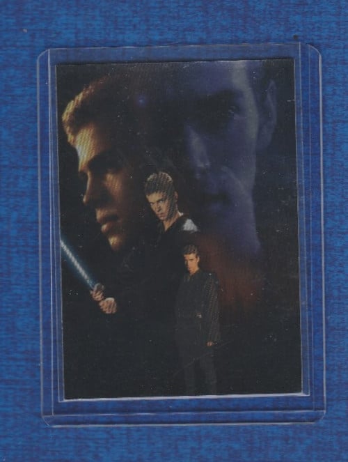 2002 Topps Star Wars Attack of the Clones Silver Foil # 3 Anakin Skywalker