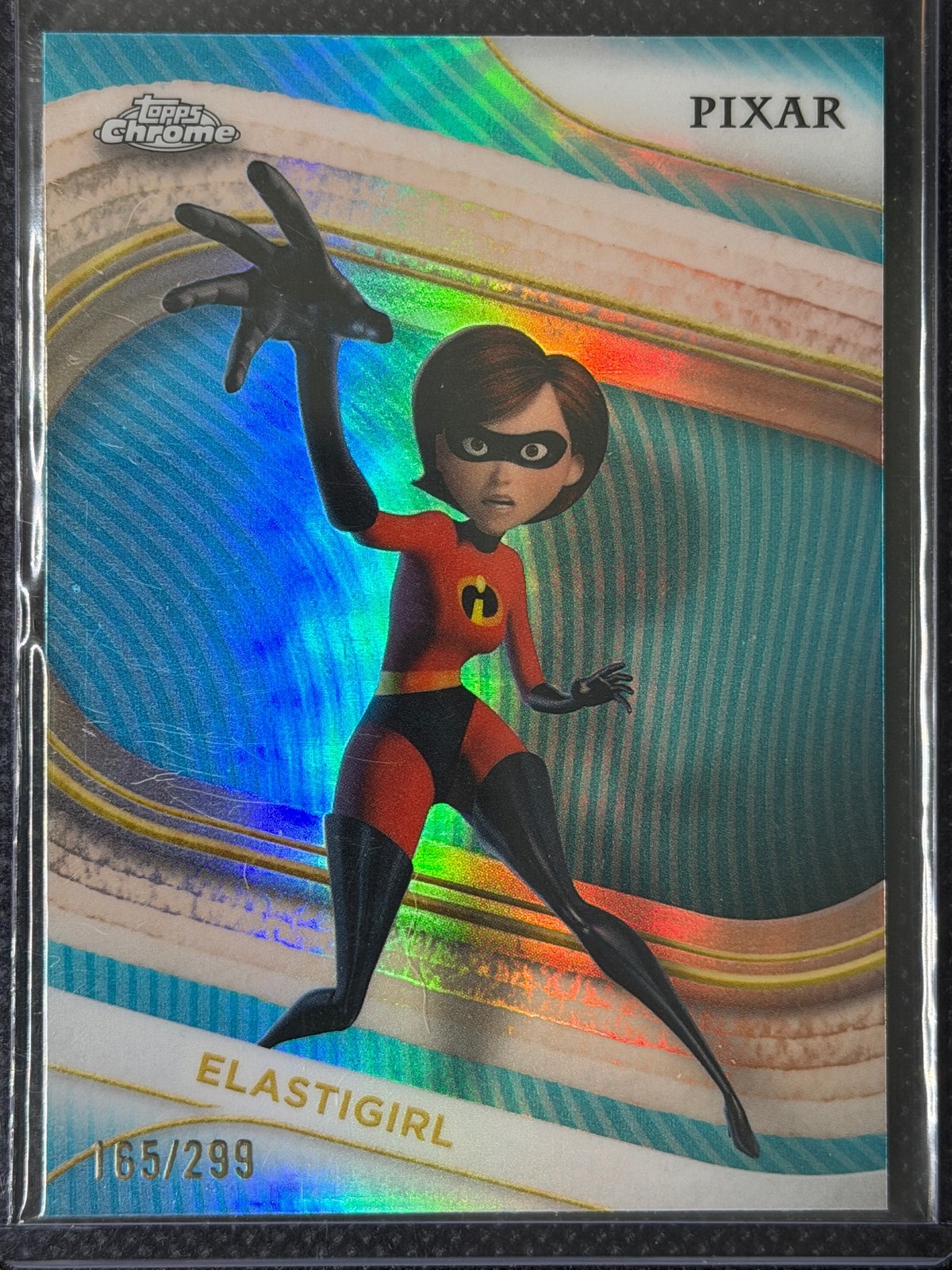 2025 Topps Chrome Disney #149 Elastigirl Aqua