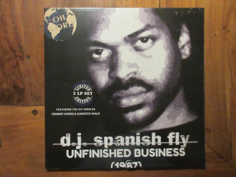 D.J. Spanish Fly Unfinished Business (1987) (2LP blue)