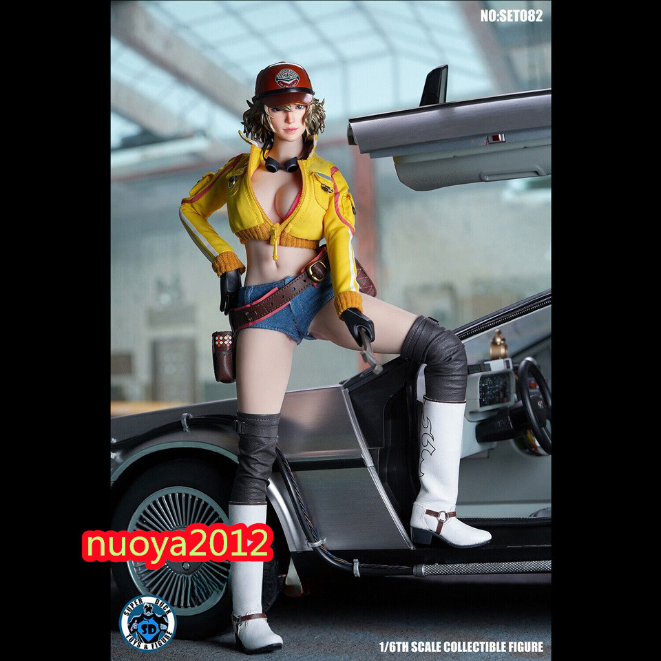 SUPER DUCK SET082 1/6 Sexy Technician Girl Head Clothes For 12'' Female PH Doll