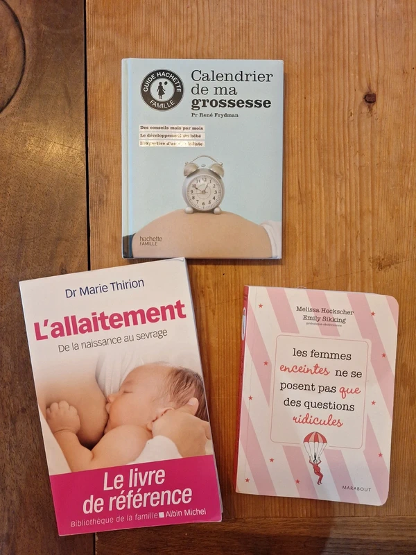 Lot livres grossesse et allaitement