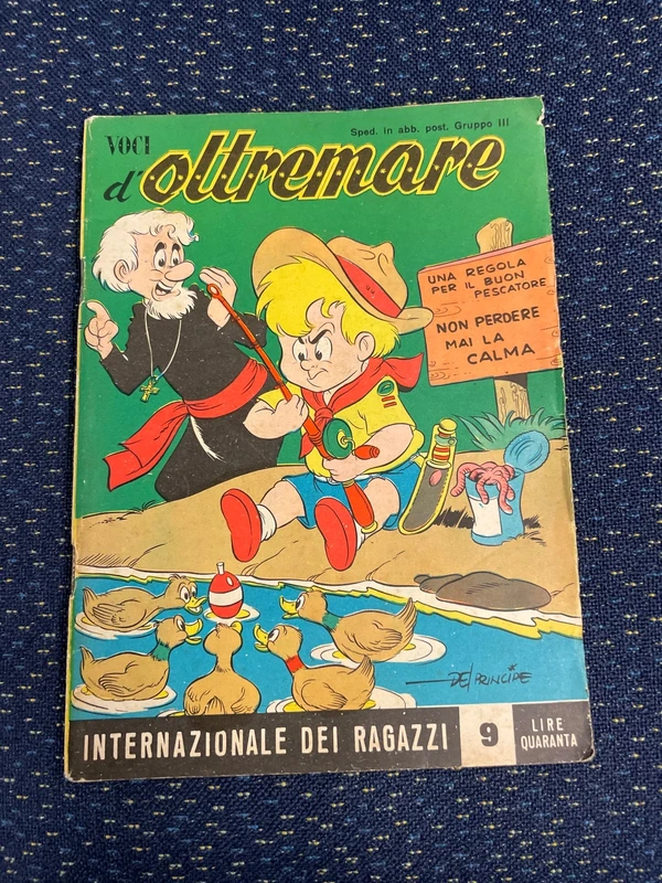 Fumetto Voci d’oltremare 1957