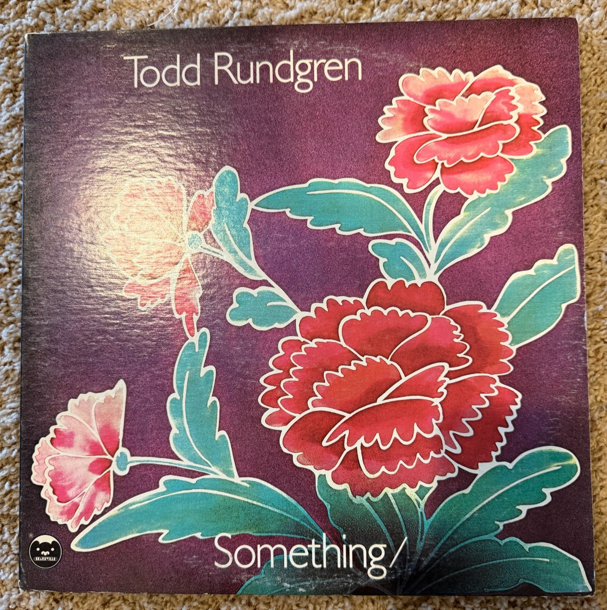 Todd Rundgren Something/Anything? 1972 2LP STERLING LH VG+ w/ Original Poster