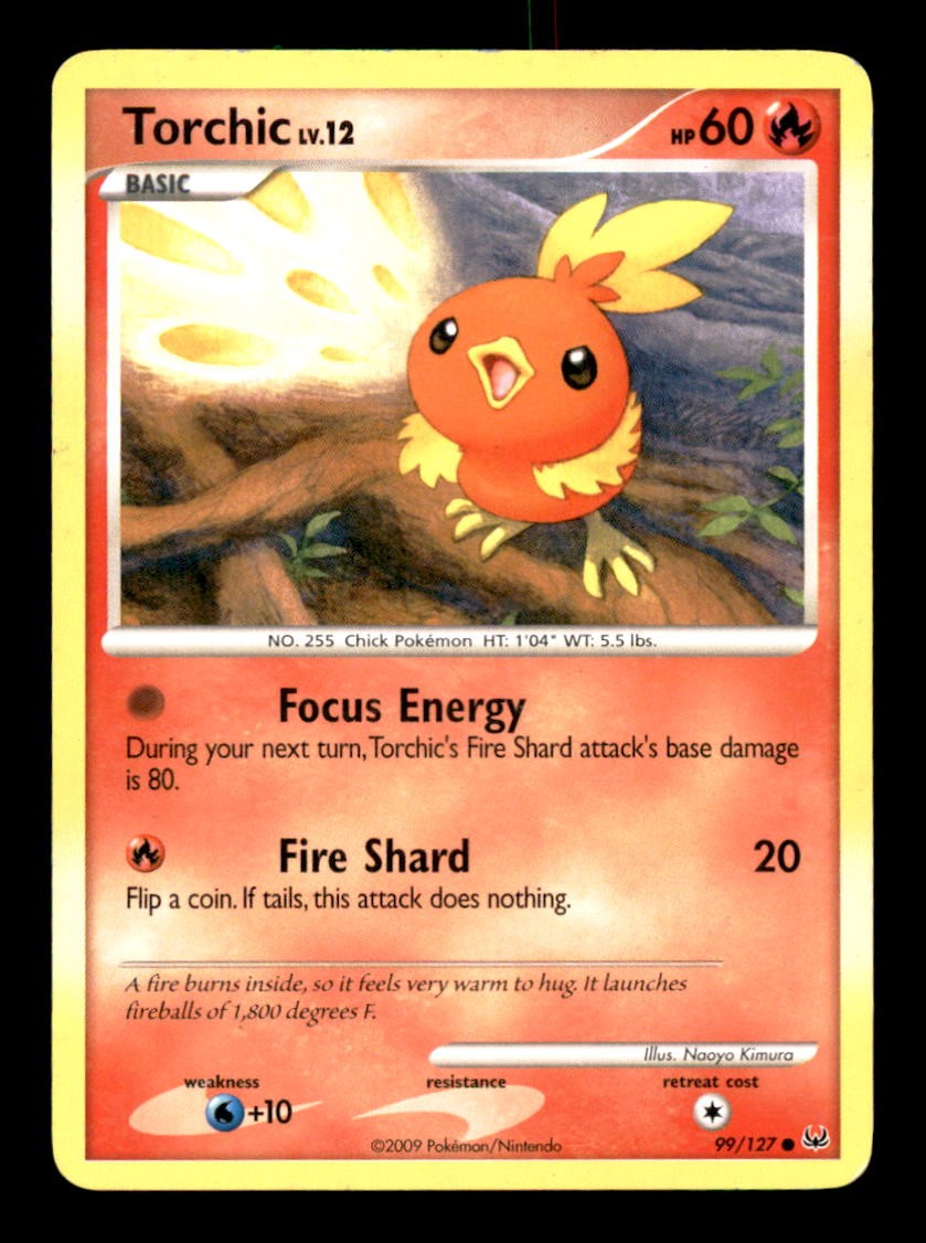 TORCHIC 99/127 POKEMON PLATINUM LP