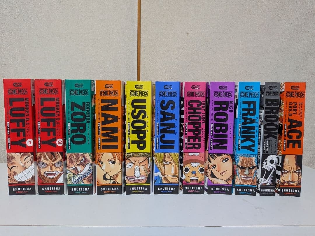 One Piece Jump Personaggio Remix Set 11 Volumi Prodotti Giapponesi