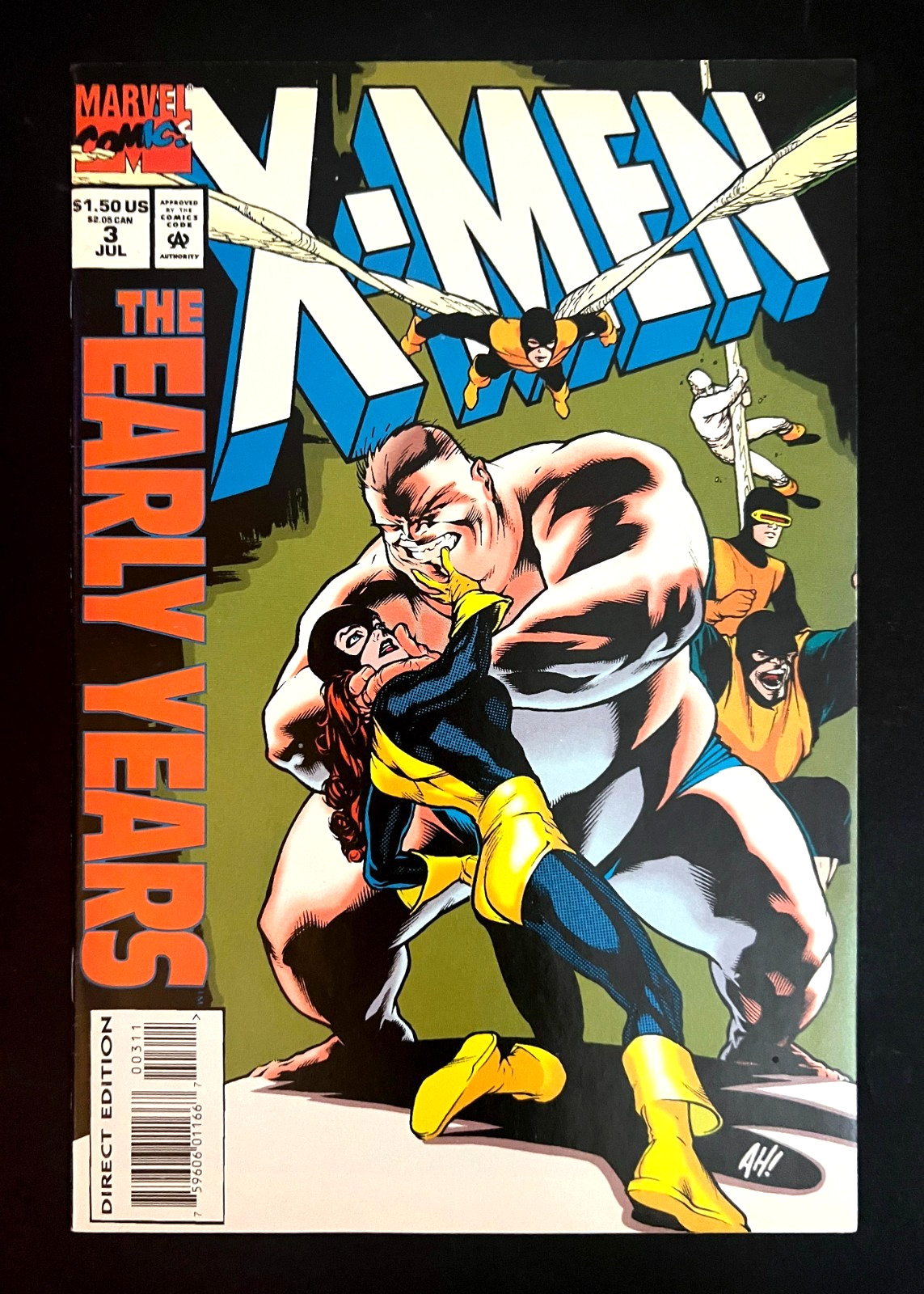 X-MEN: THE EARLY YEARS #3 ADAM HUGHES Cover Marvel Comics 1992