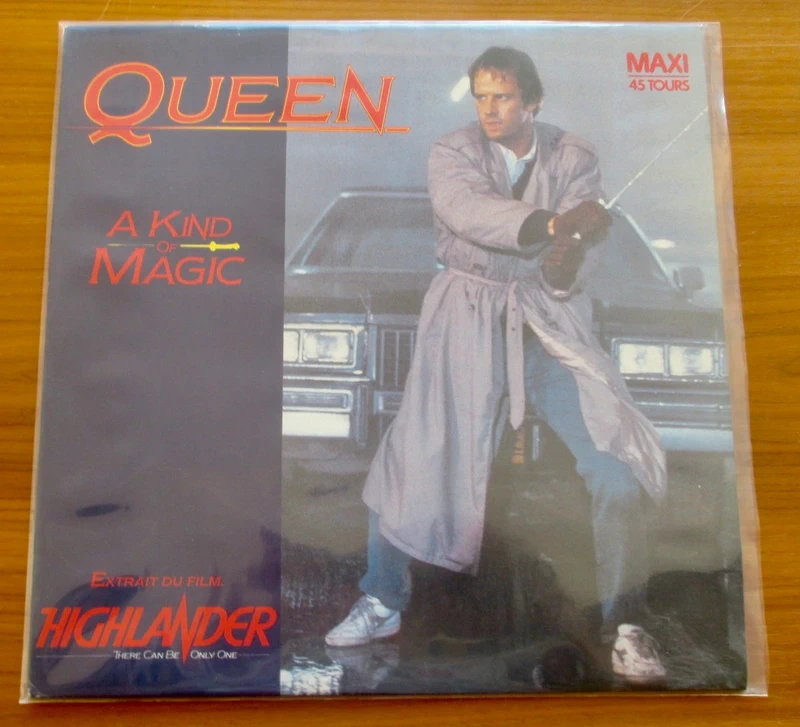 Queen - a Kind of magic Maxi 45 tours Highlander 1986