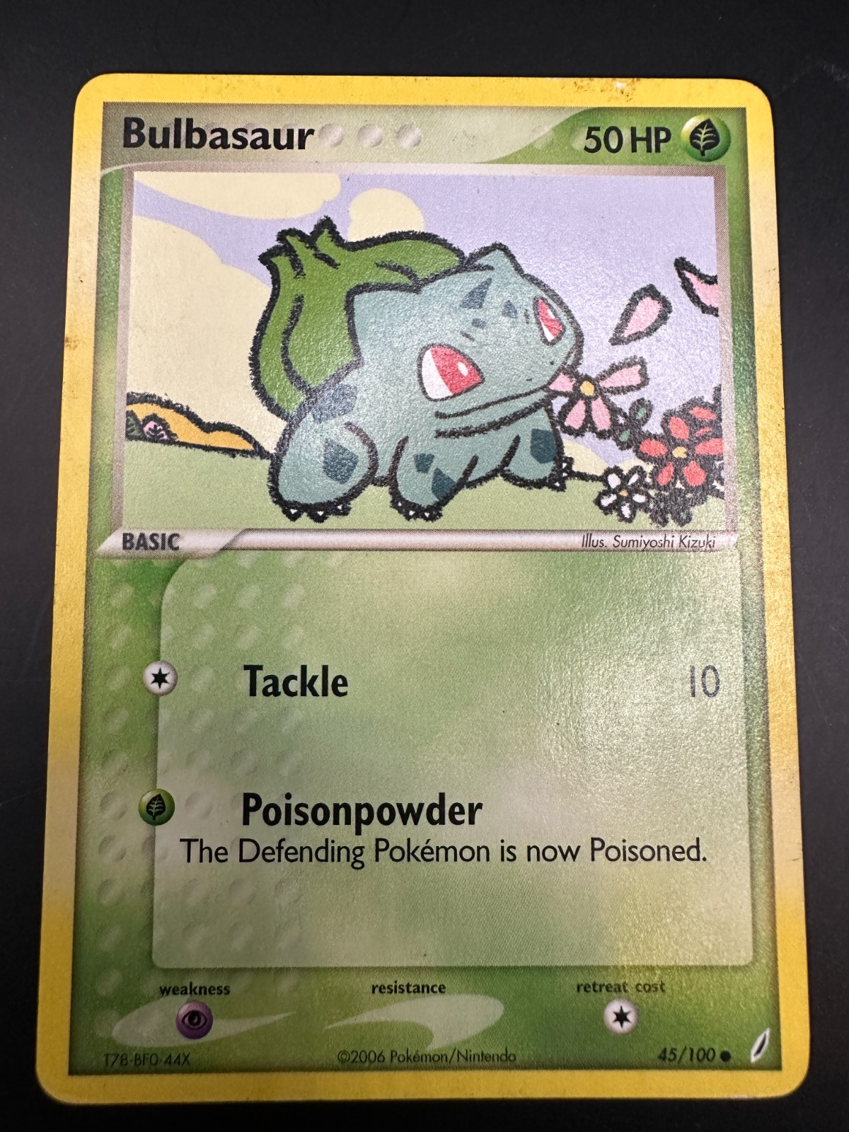 Pokémon TCG Bulbasaur EX Crystal Guardians 45/100 Regular Common