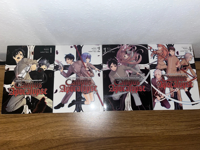 Neon Genesis Evangelion: Campus Apocalypse 1–4 komplett – englische Manga
