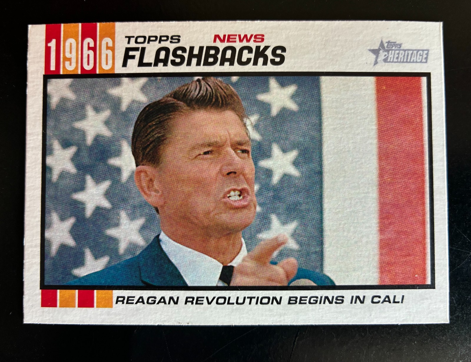 Ronald Reagan 2015 Topps Heritage 1966 NEWS FLASHBACKS #NF-6