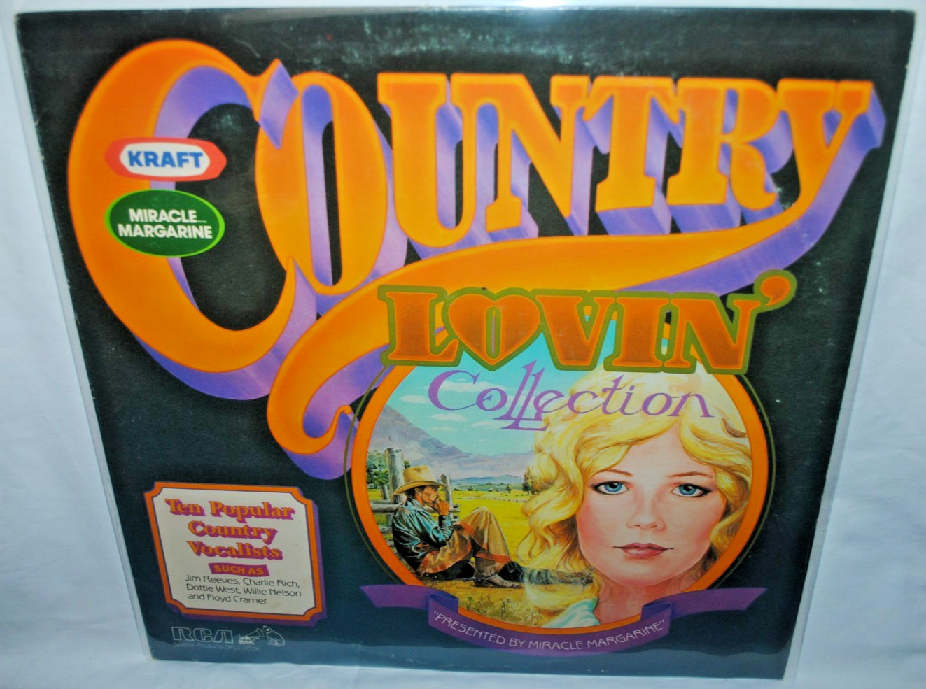 COUNTRY LOVIN' COLLECTION, various artists, LP record, NM, RCA promo for KRAFT