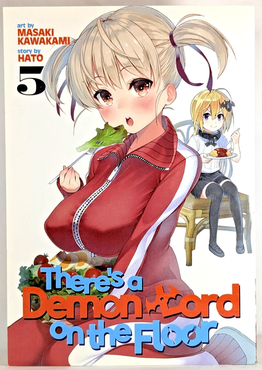 There's a Demon Lord on the Floor Vol 5 manga, prima stampa 2018, Hato, Seven Seas