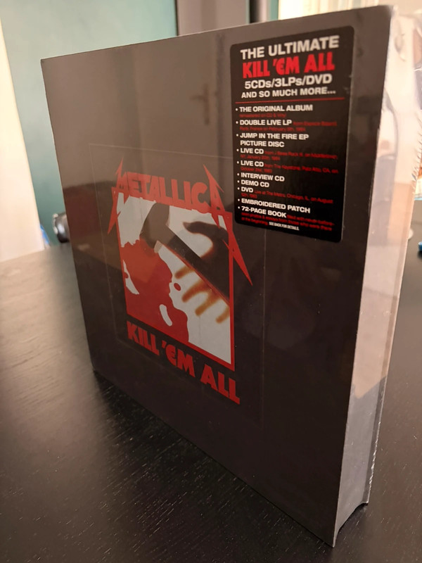 Metallica coffret deluxe kill em all neuf numéroté