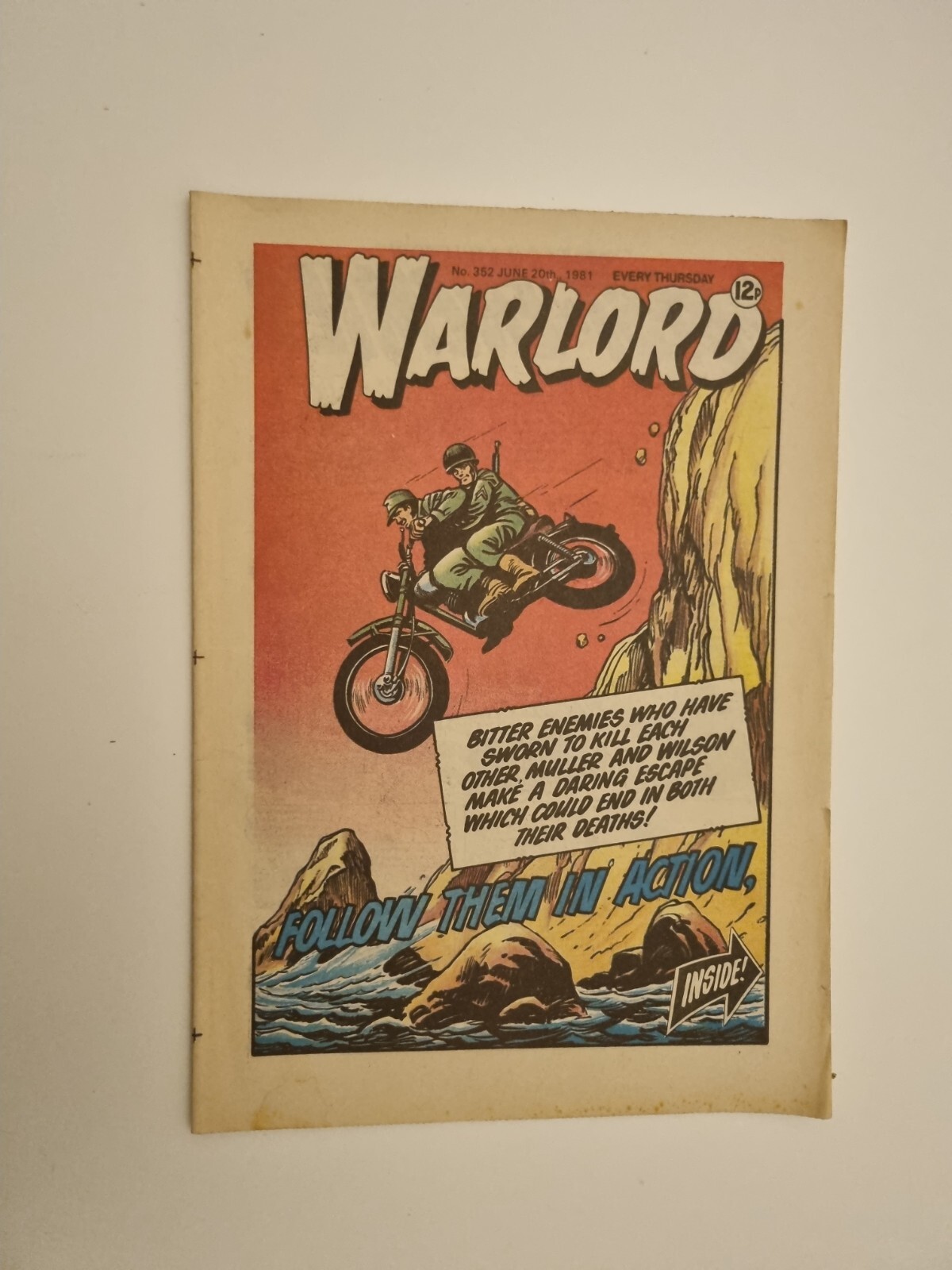 Warlord and Bullet Comic No 352 - 20th June 1981