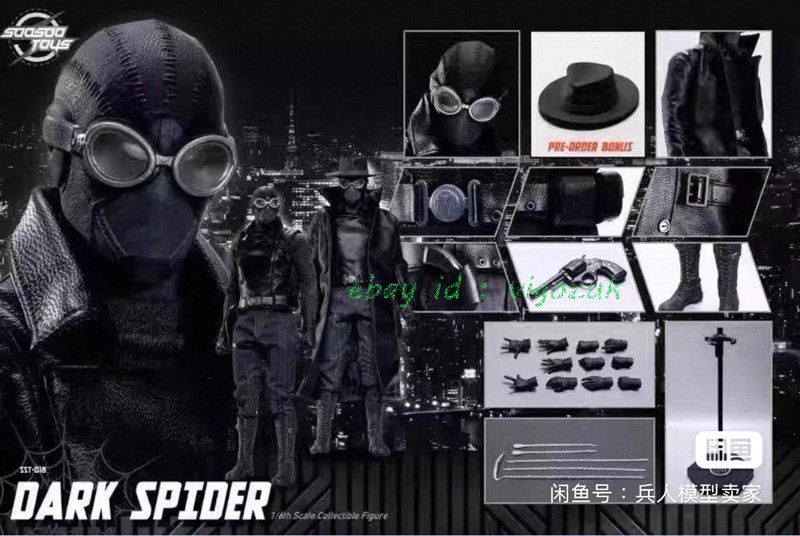 New Soosootoys 1/6 SST-018 Dark Spider Action Figure Model In Stock