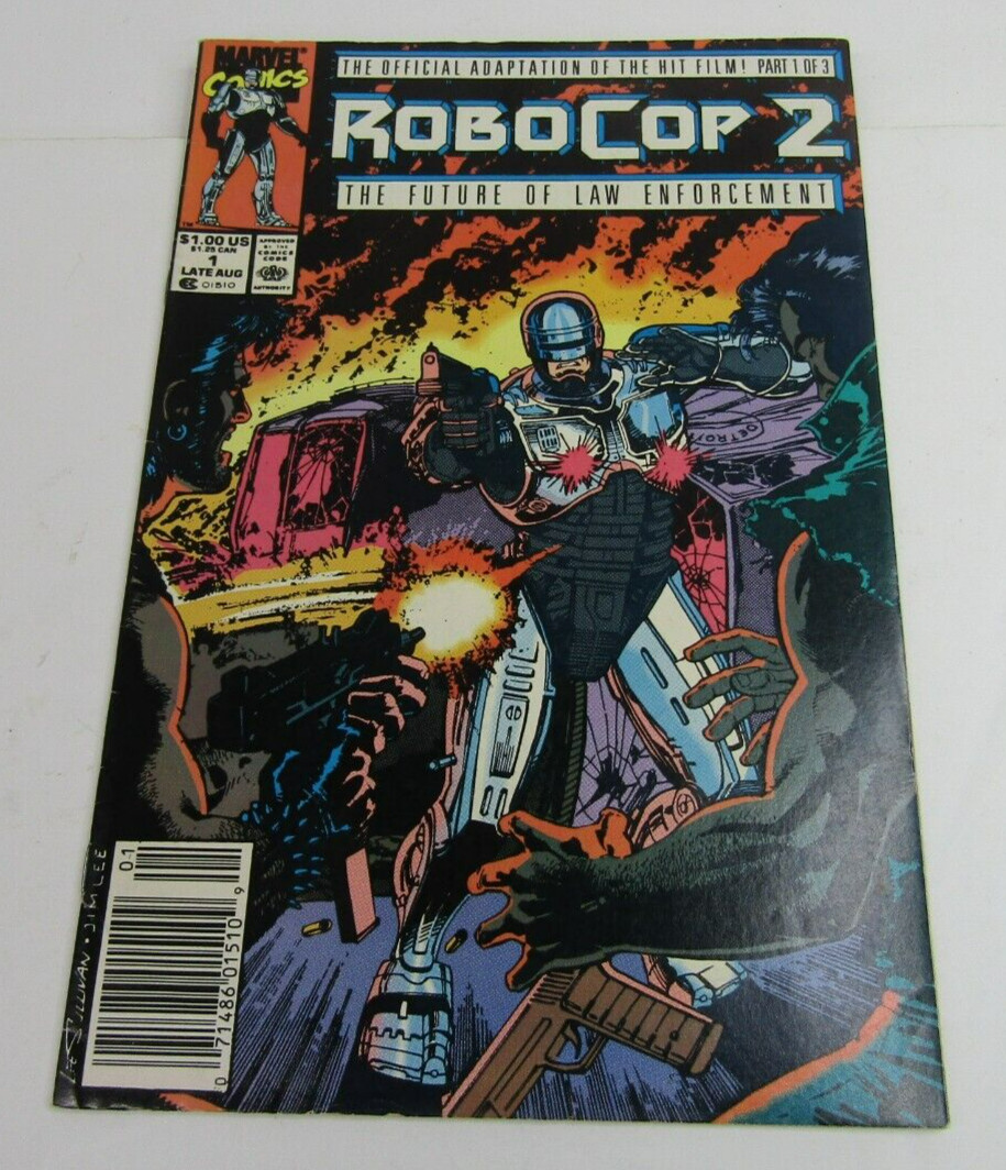 Robo Cop 2 #1 1990 Marvel Comics film ufficiale, Peter Weller 
