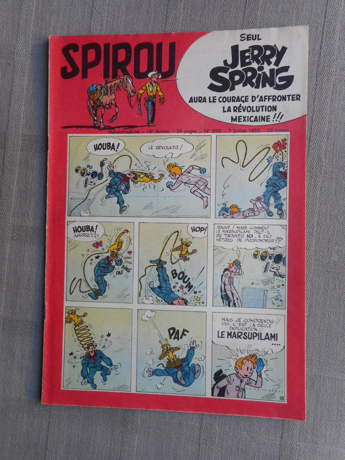 Hebdo Il Giornale Di Spirou N°899 1955 In Molto Buone Condizioni