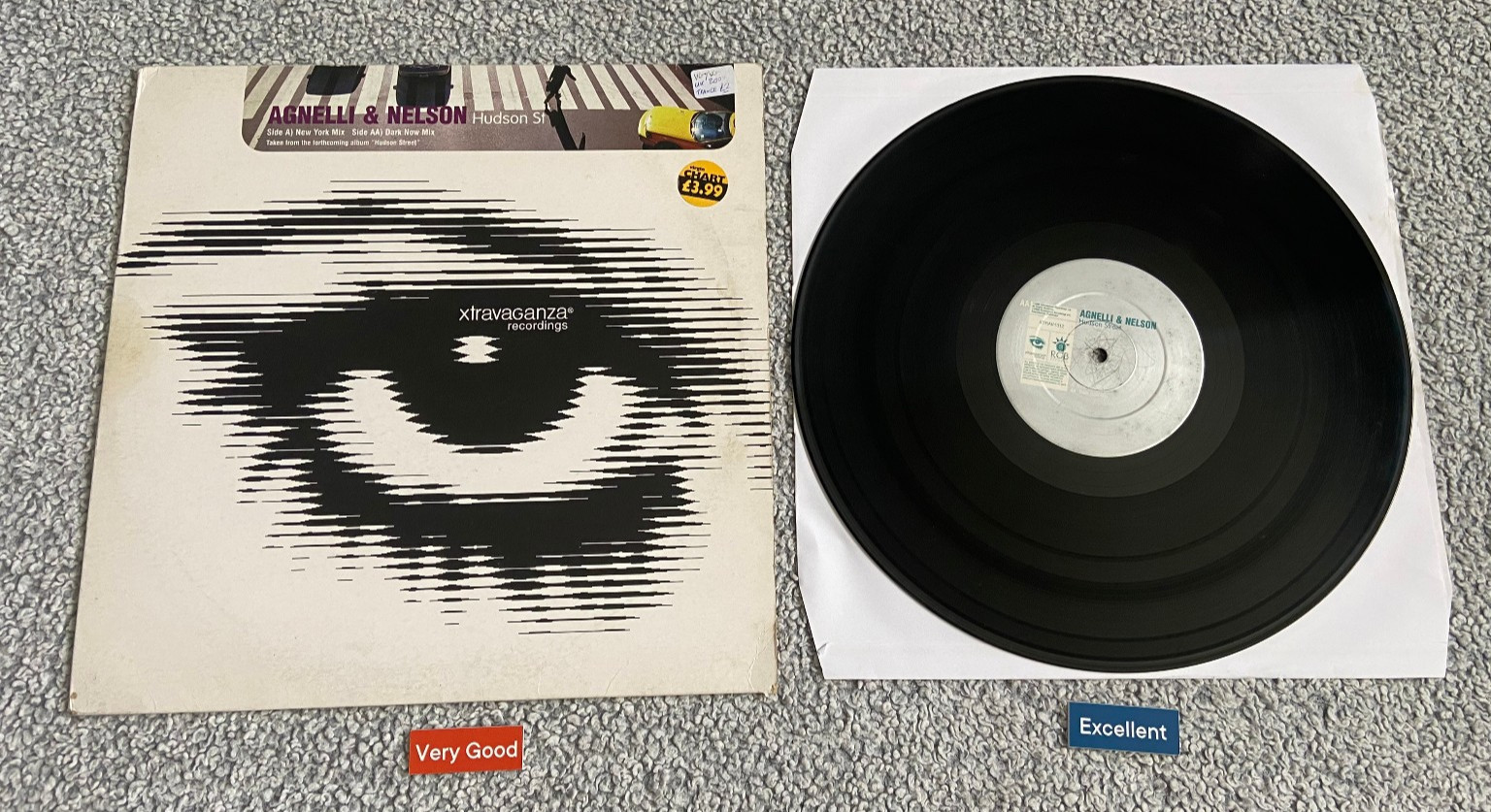 Agnelli & Nelson – Hudson Street - 12" Vinyl - XTRAV1312 (2000) - VG/EX