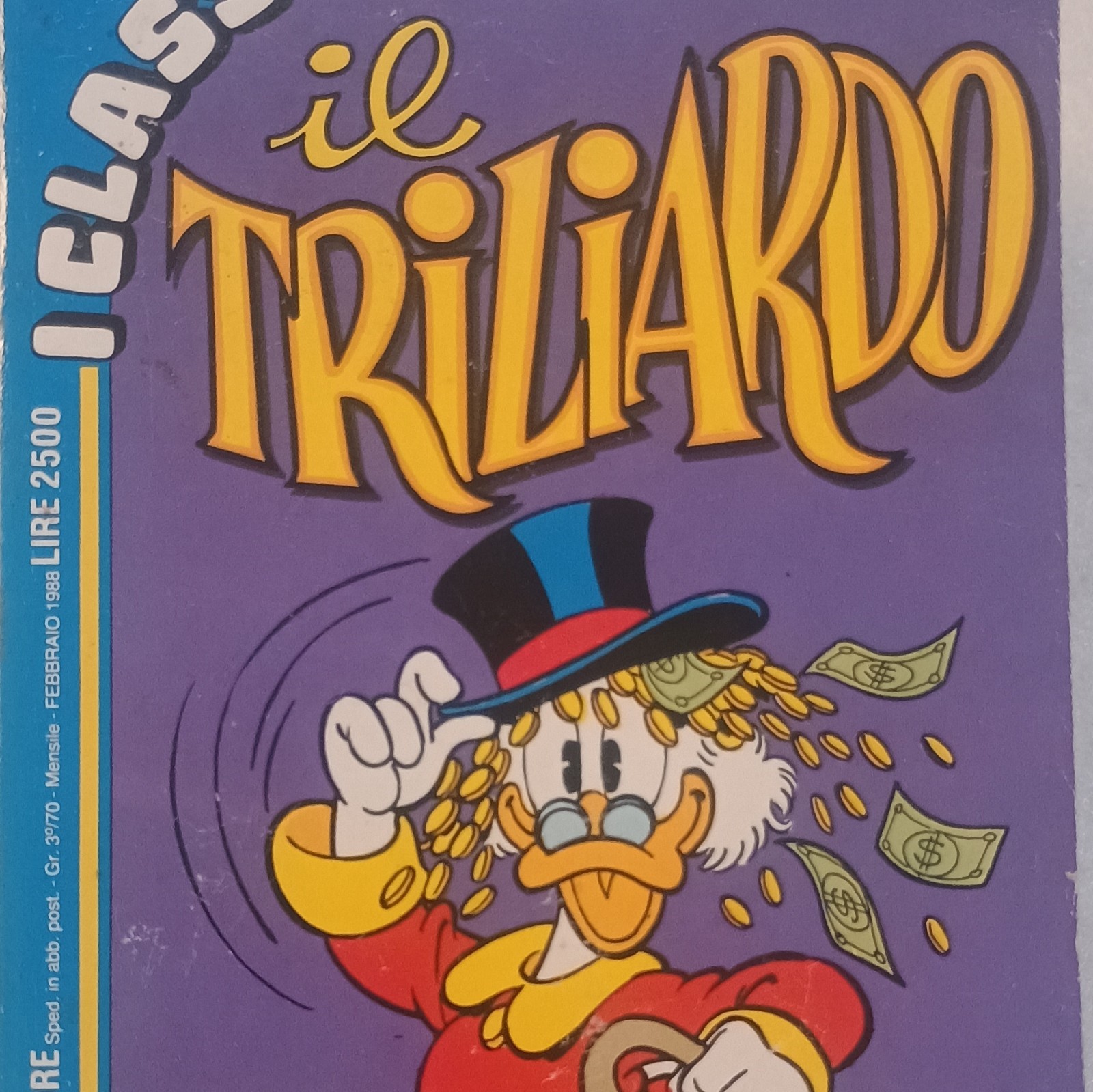 Walt Disney I Classici Disney Il Triliardo 1988 fumetto italiano Topolino