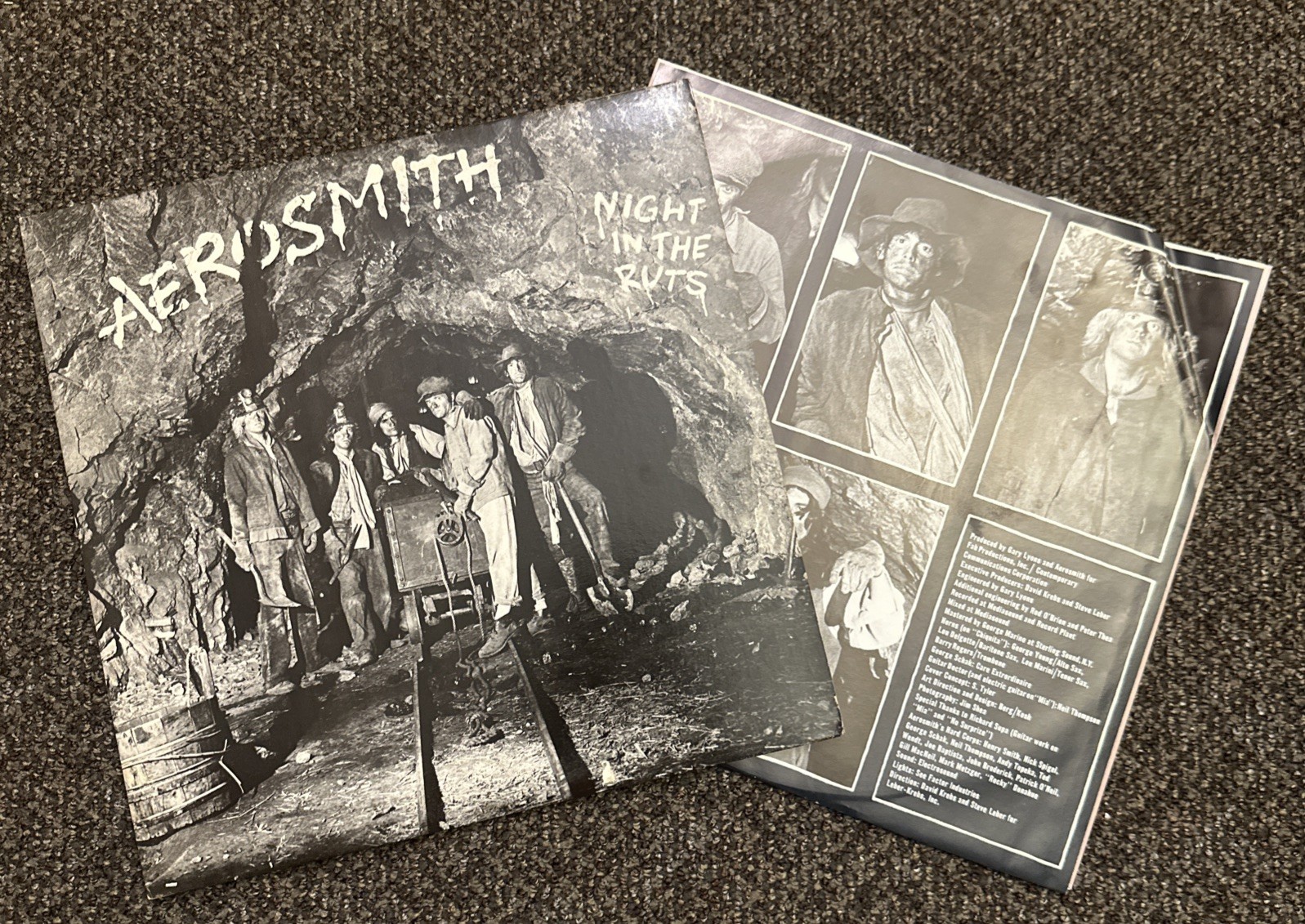 Aerosmith Night In The Ruts 1979 Vintage Vinyl LP Record Album Columbia Original