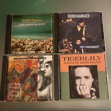 10,000 Maniacs & Natalie Merchant 4 CD LOT Live Among The Ruins Our Time In Eden