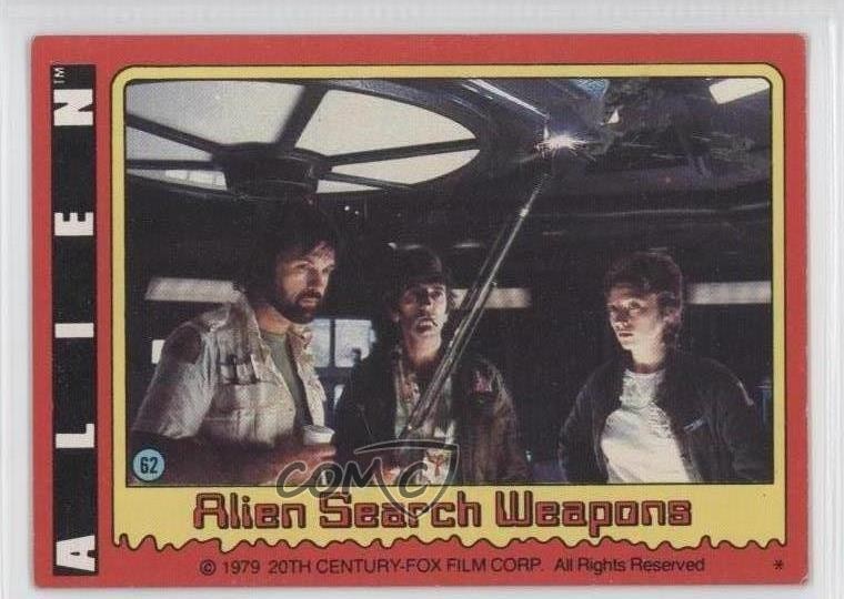 1979 Topps Alien Alien Search Weapons #62 1g9