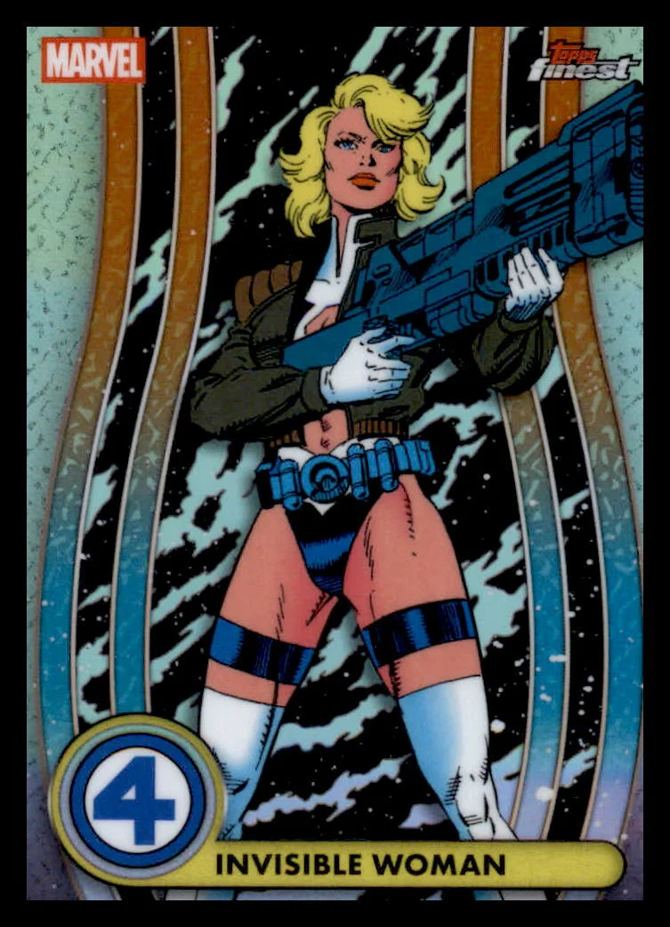 2026 Topps Finest Marvel Invisible Woman Common #002