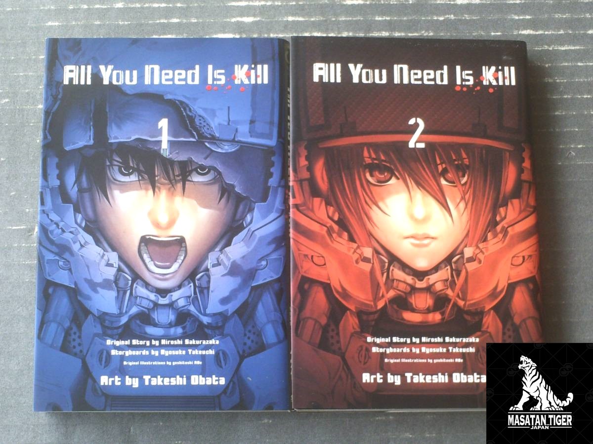 Lotto All You Need Is Kill Vol.1-2 Set Completo Manga Fumetti Giapponesi Ver Usato