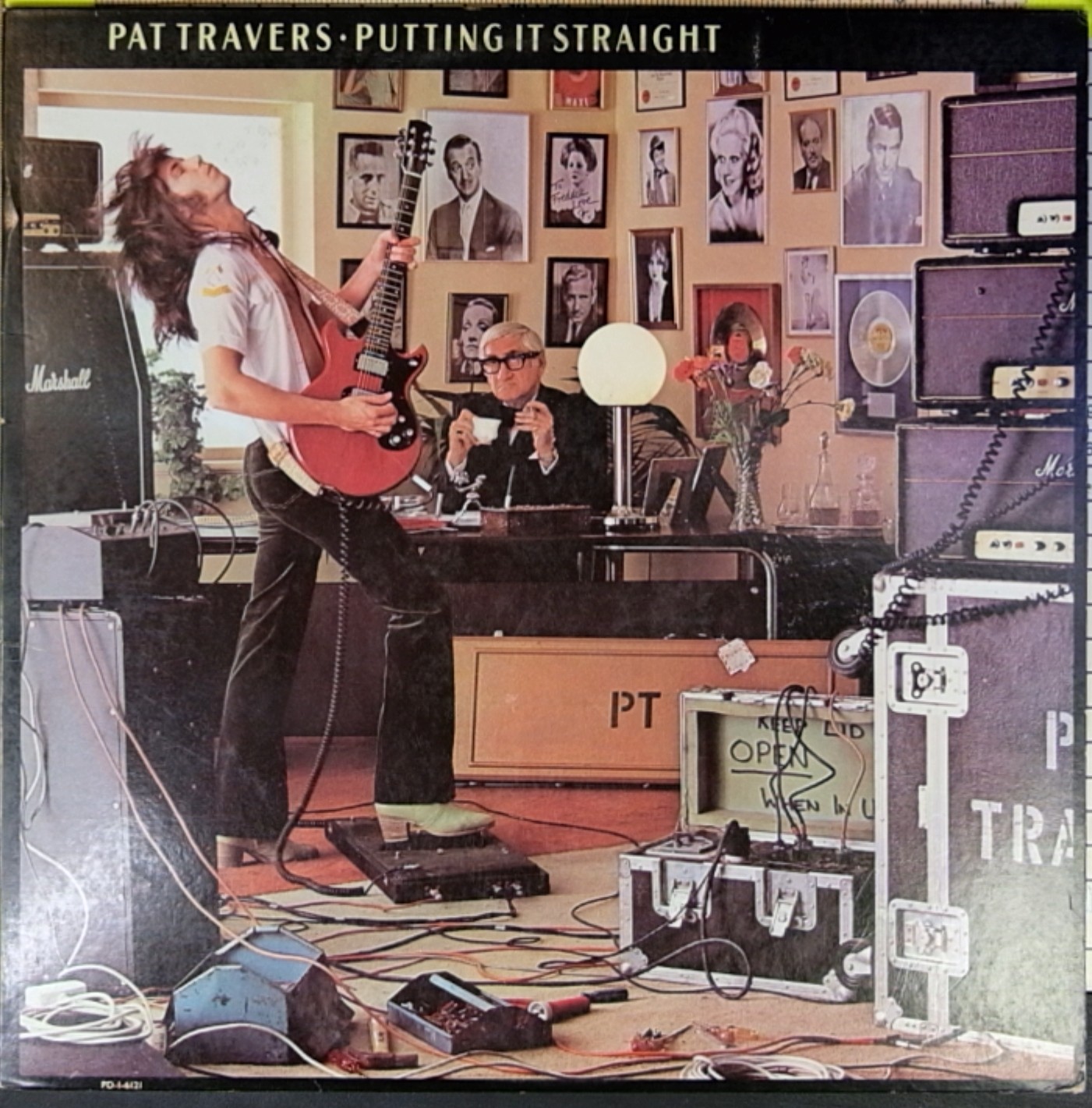 Pat Travers Putting It Straight 1977 Polydor PD-1-6121 Vinyl LP Record Album