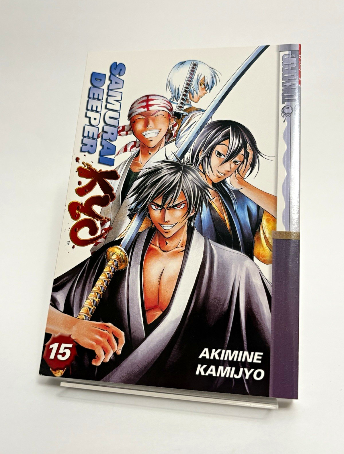 Samurai Deeper Kyo Vol. 15 Action Manga Akimine Kamijyo Tokyopop inglese TPB