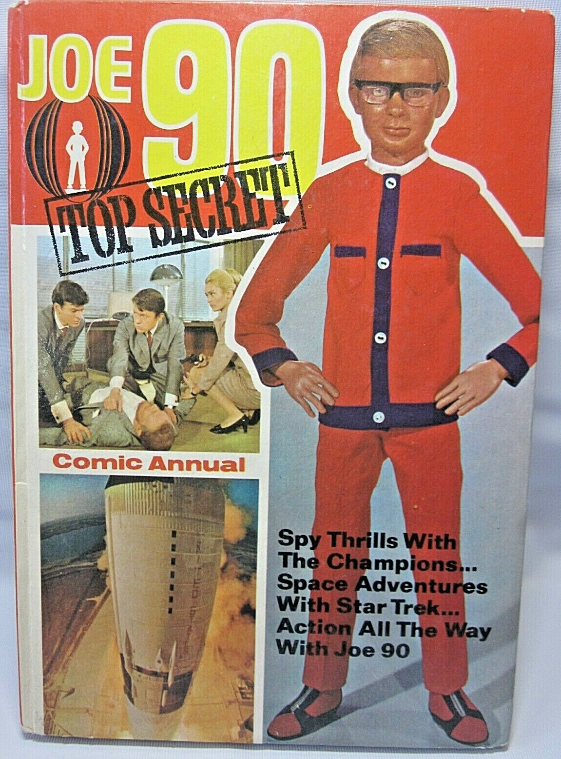 Joe "Biden" 90 Top Secret 1969 Annual. Man on Moon, Star Trek, World Cup, Spies