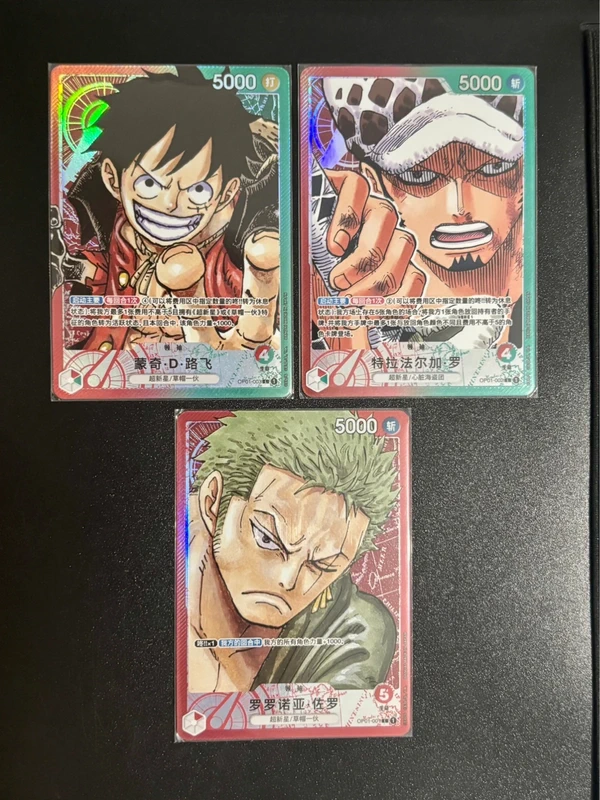 Lotto One Piece OP01 Luffy, Zoro e Law