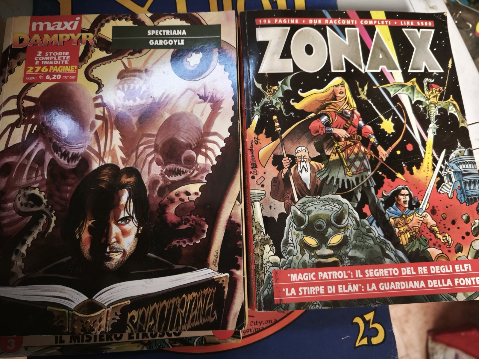 Dampyr Spectriana/Gargoyle, Zona X 23, Dick Drago, Demon Hunter Genesi nera